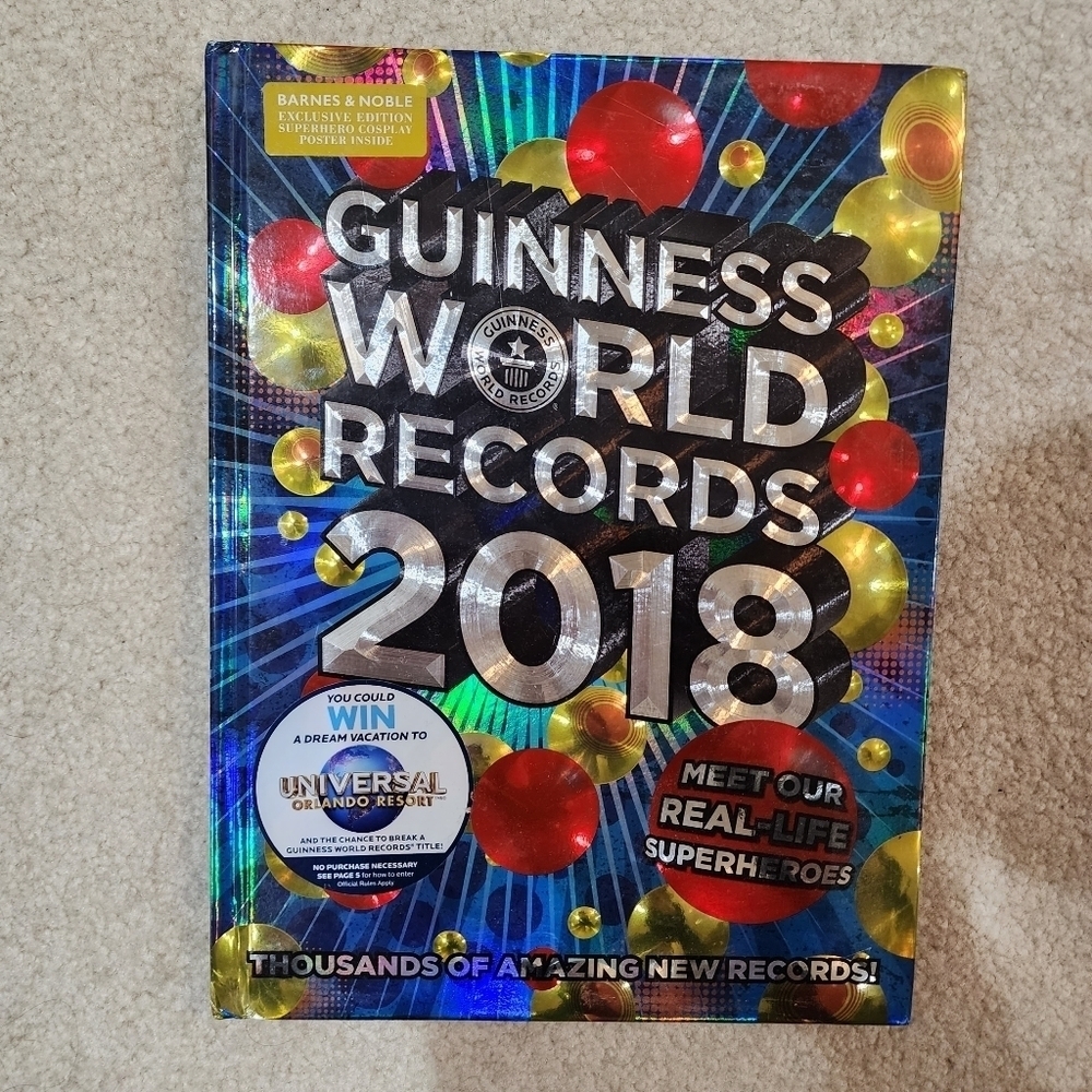 Guinness book of world records book 2018